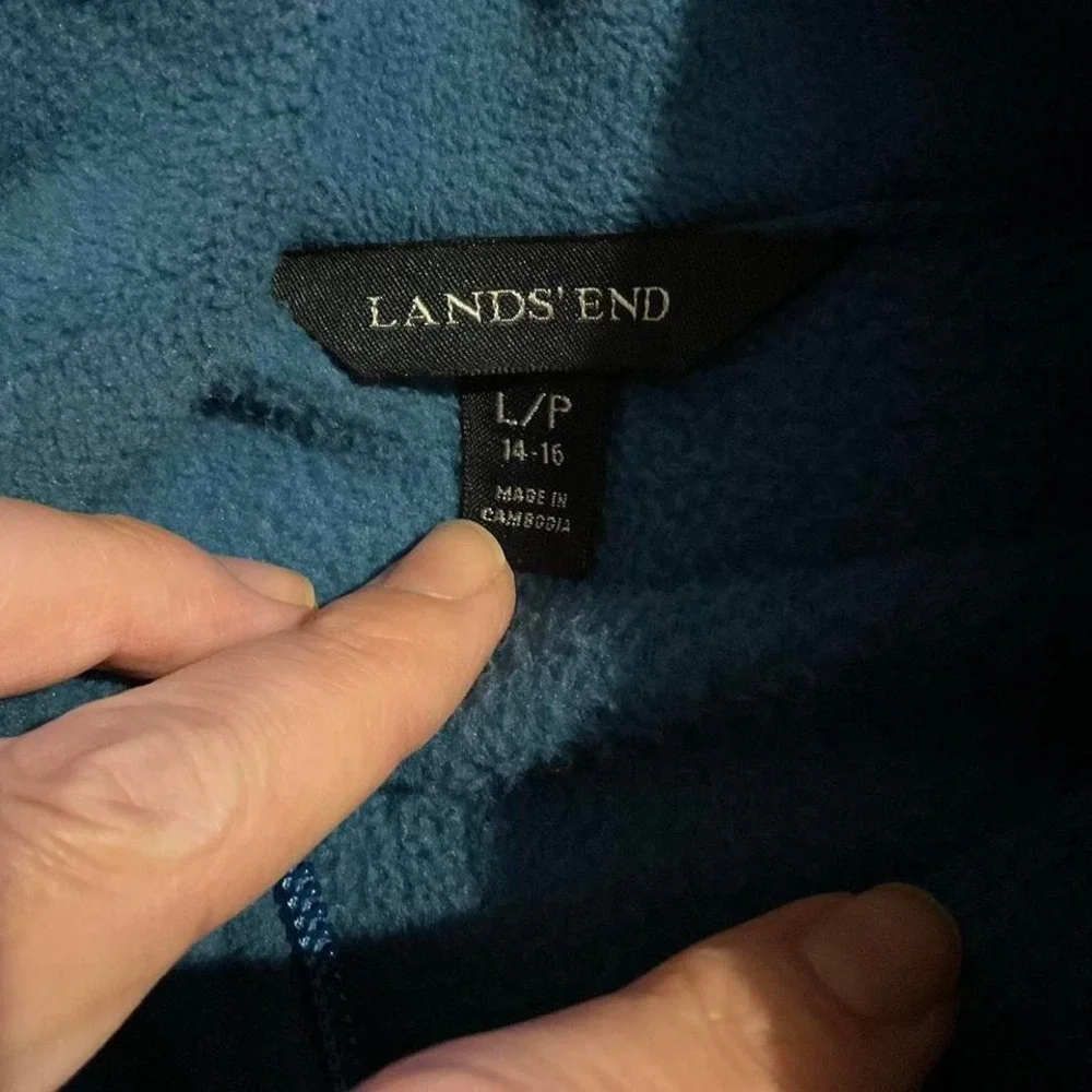 Lands end fleece vest‎